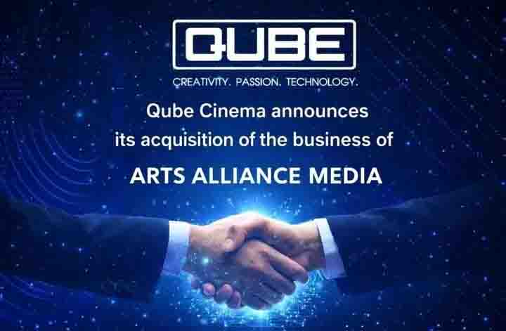 QUBE CINEMA ANNOUNCES THE ACQUISITION OF THE BUSINESS OF ARTS ALLIANCE MEDIA (AAM)